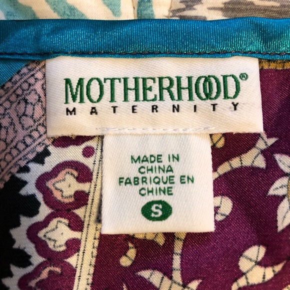 Motherhood Maternity mixed paisley polyester top - Picture 3 of 5